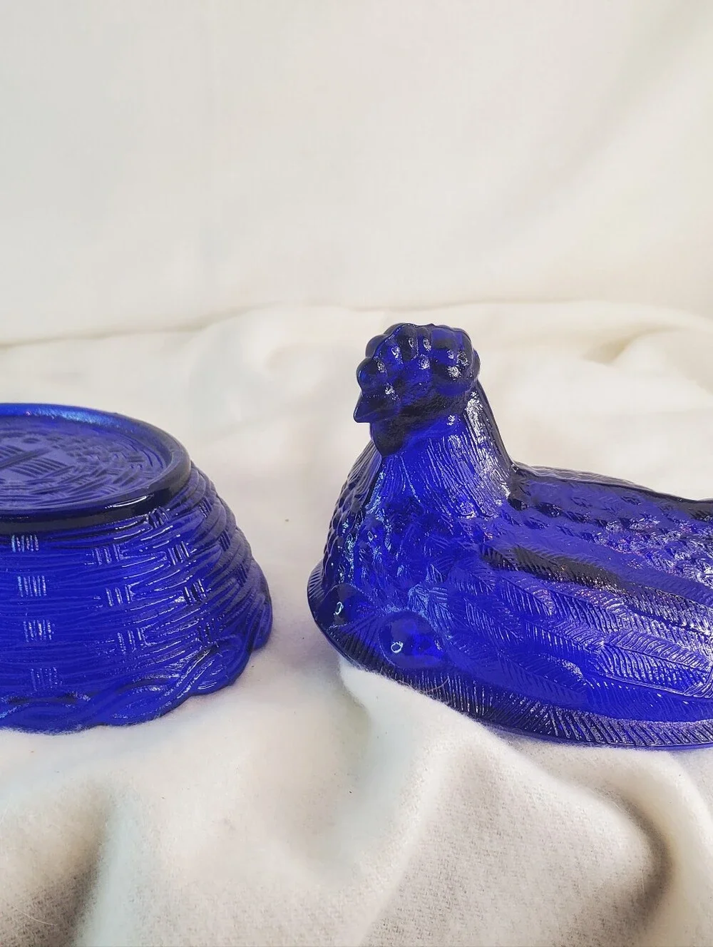 Vintage 1950s Indiana Cobalt Blue Glass 